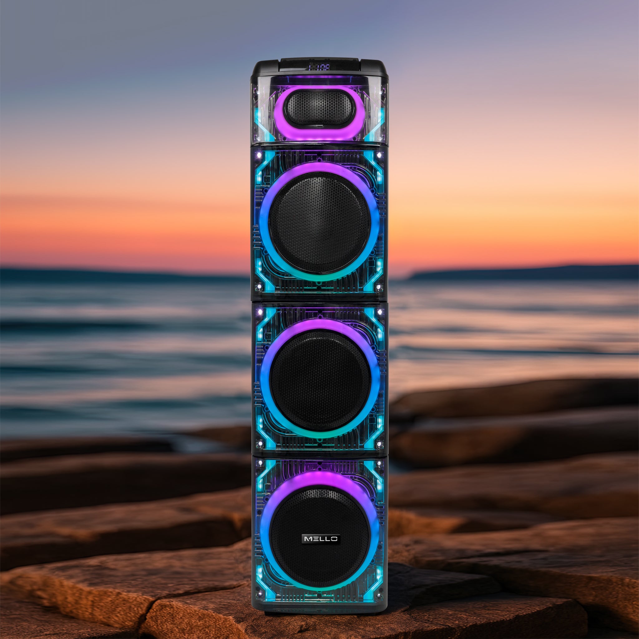 MELLO LUCID MAX 3 X 10" INCH PARTY SPEAKER