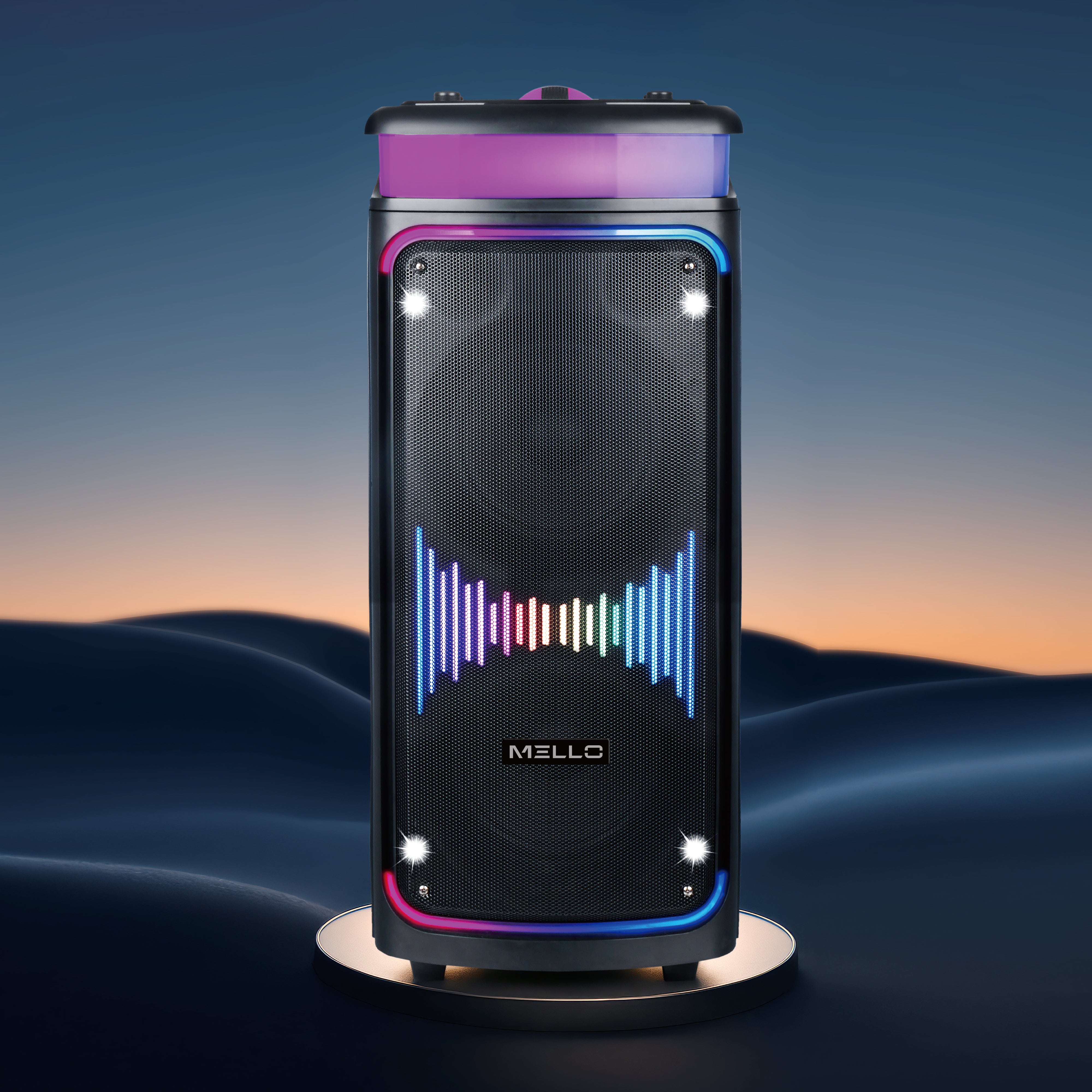 MELLO WAVE 2 X 8" INCH PARTY SPEAKER