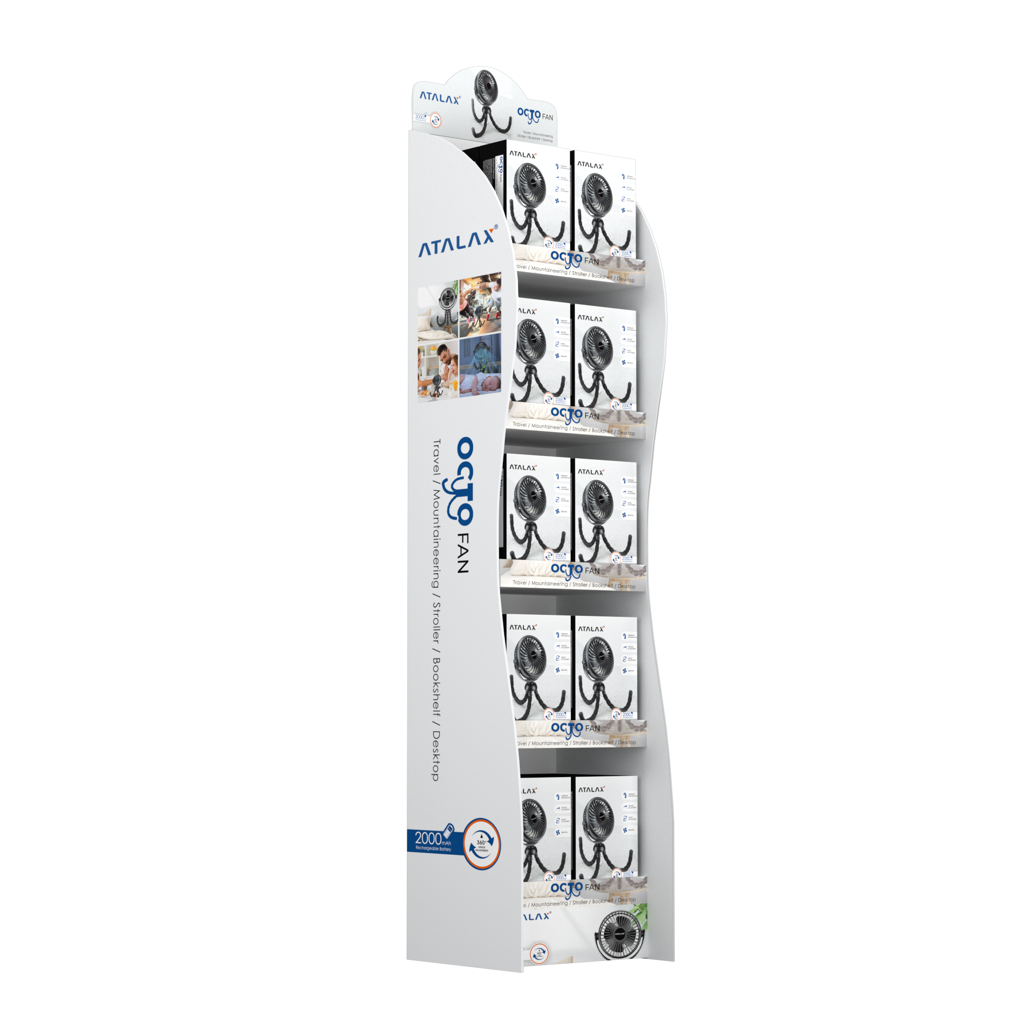 Octofan Display (30 Pcs)