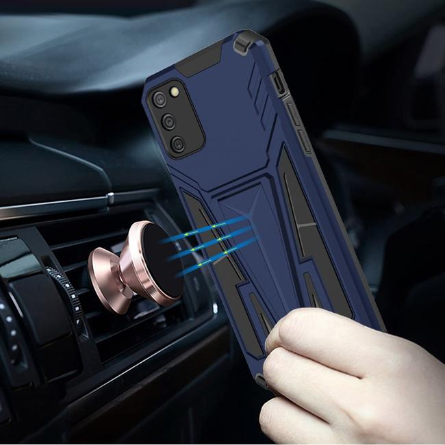 Kickstand Magnetic Hybrid Case For Samsung A03S