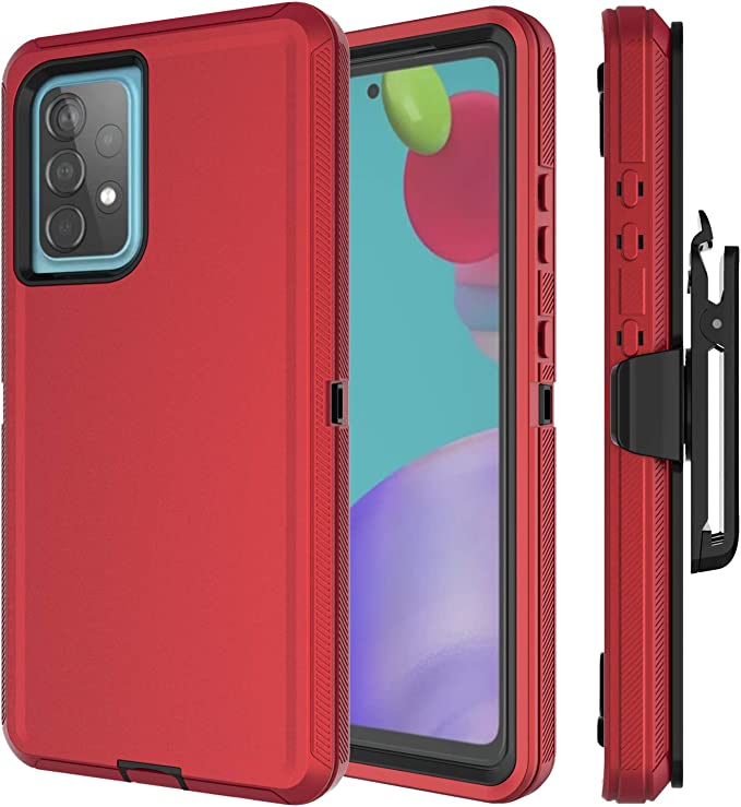Defender Case With Clip For Samsung A52 5G