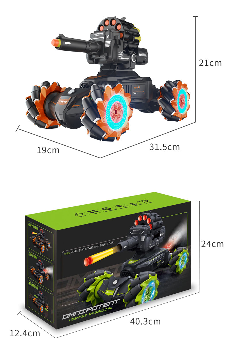 Stunt Car twist spary 2.4Gz 4WD all terrains Sound & Light
