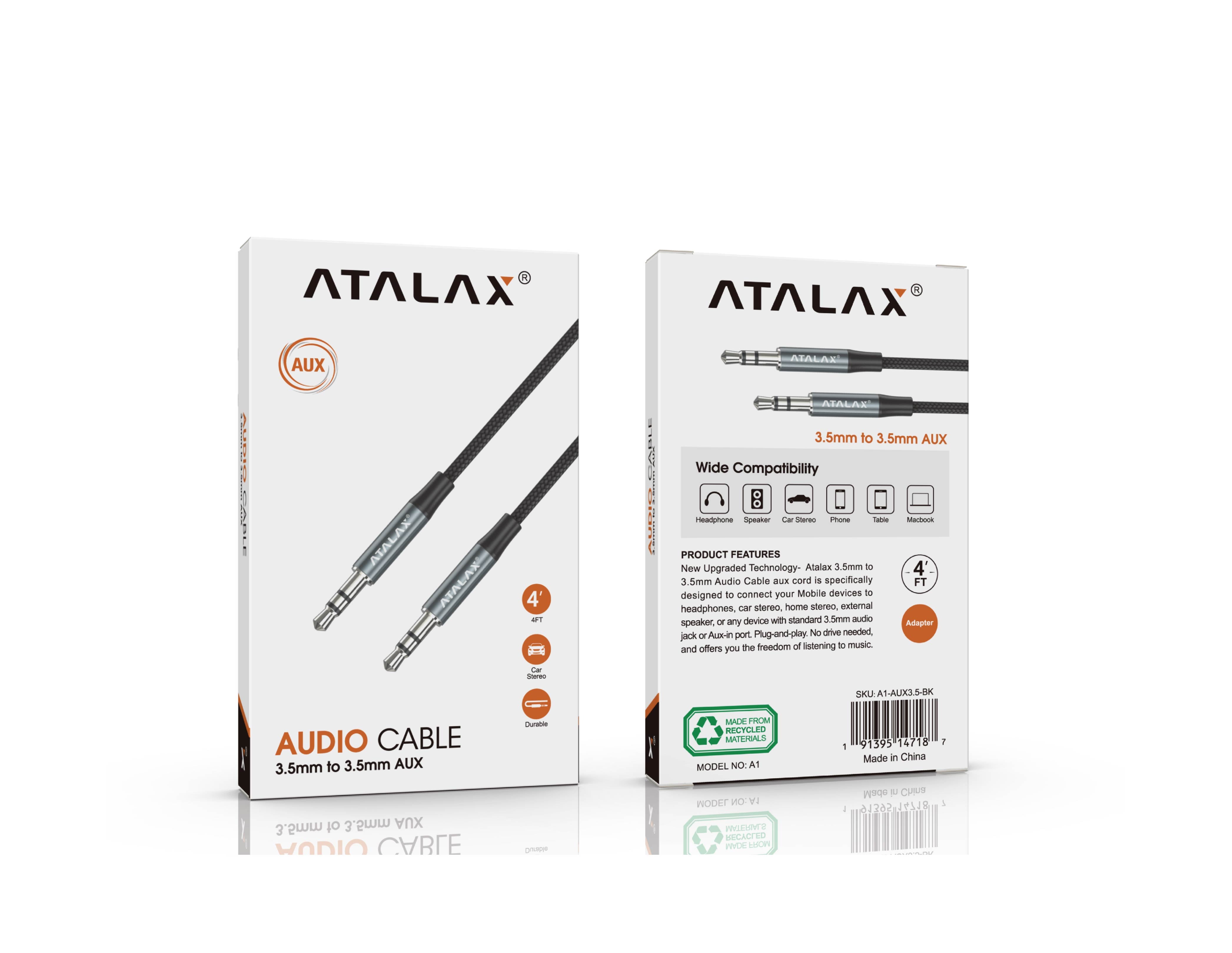 ATALAX A1 AUXILIARY 3.5 MM TO 3.5 MM 4FT
