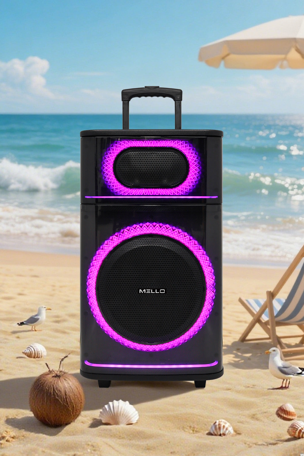 MELLO GLEAM 12" INCH PARTY SPEAKER
