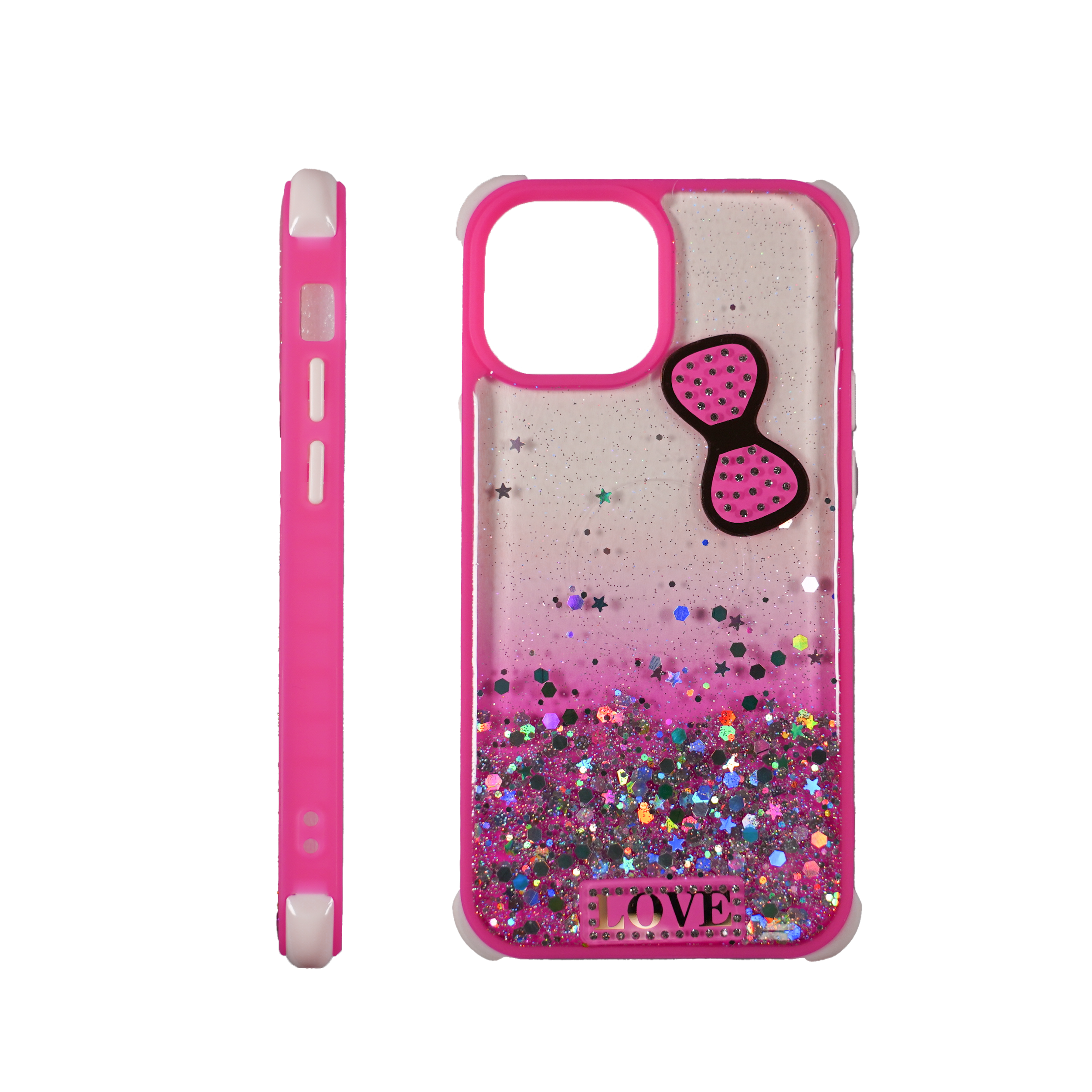 Bw1 Bow Glitter Hybrid Iphone 13