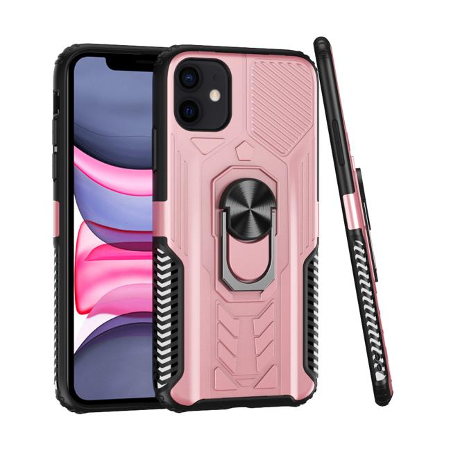 Magnetic Ring Stand Hybrid Case For Iphone 11 6.1