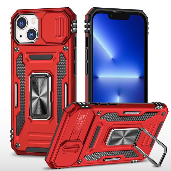 Tough Metal With Ring Hybrid Case For Iphone 11 6.1