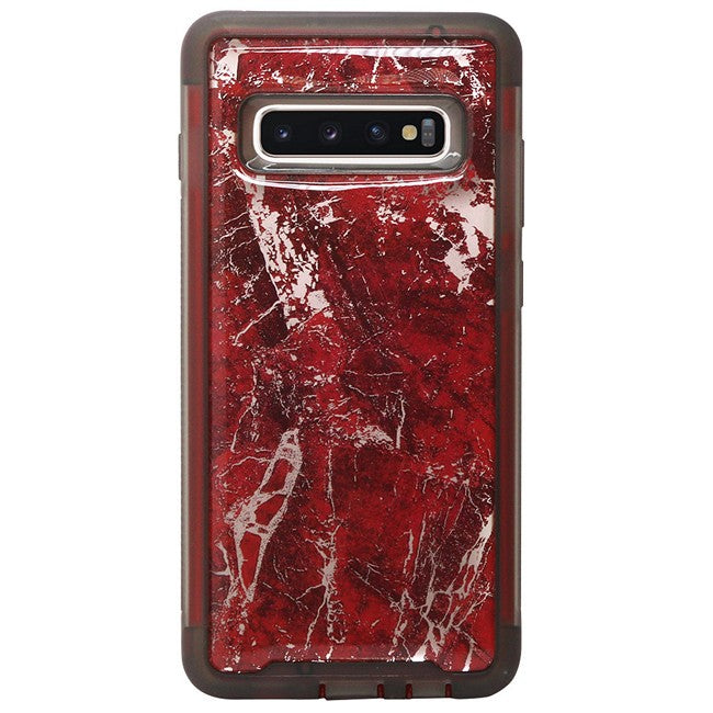 M5 Marble Defender Case For Samsung S10 Plus