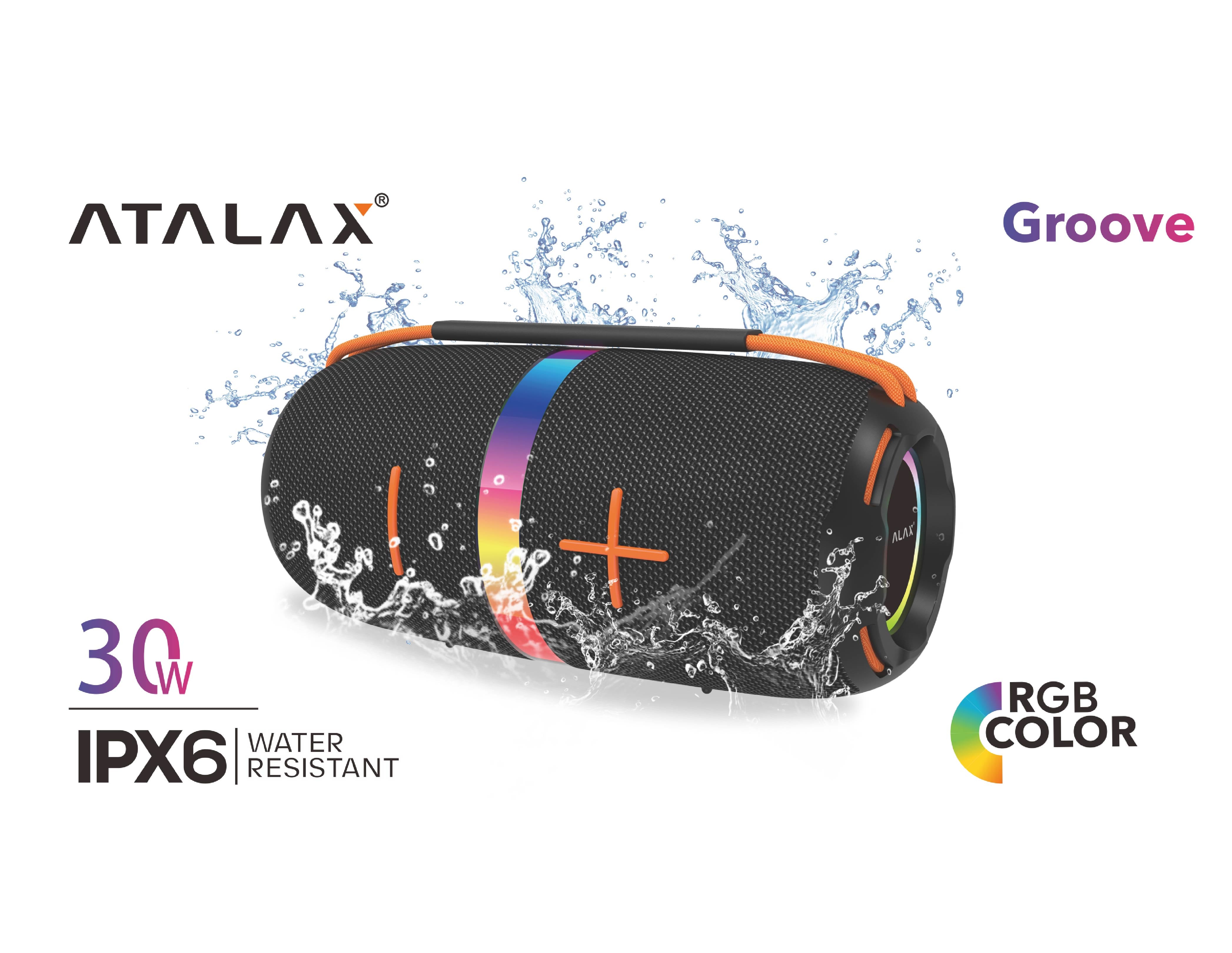 ATALAX GROOVE SPEAKER RGB LIGHTS