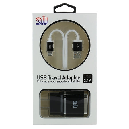 H04 Travel Charger 2.1 Amp (2 In 1) For Iphone 6S / 6S+