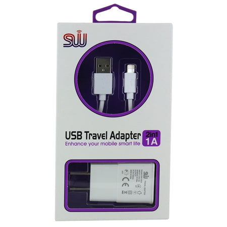 H05 Travel Charger 2.1 Amp (2 In 1) For Micro USB
