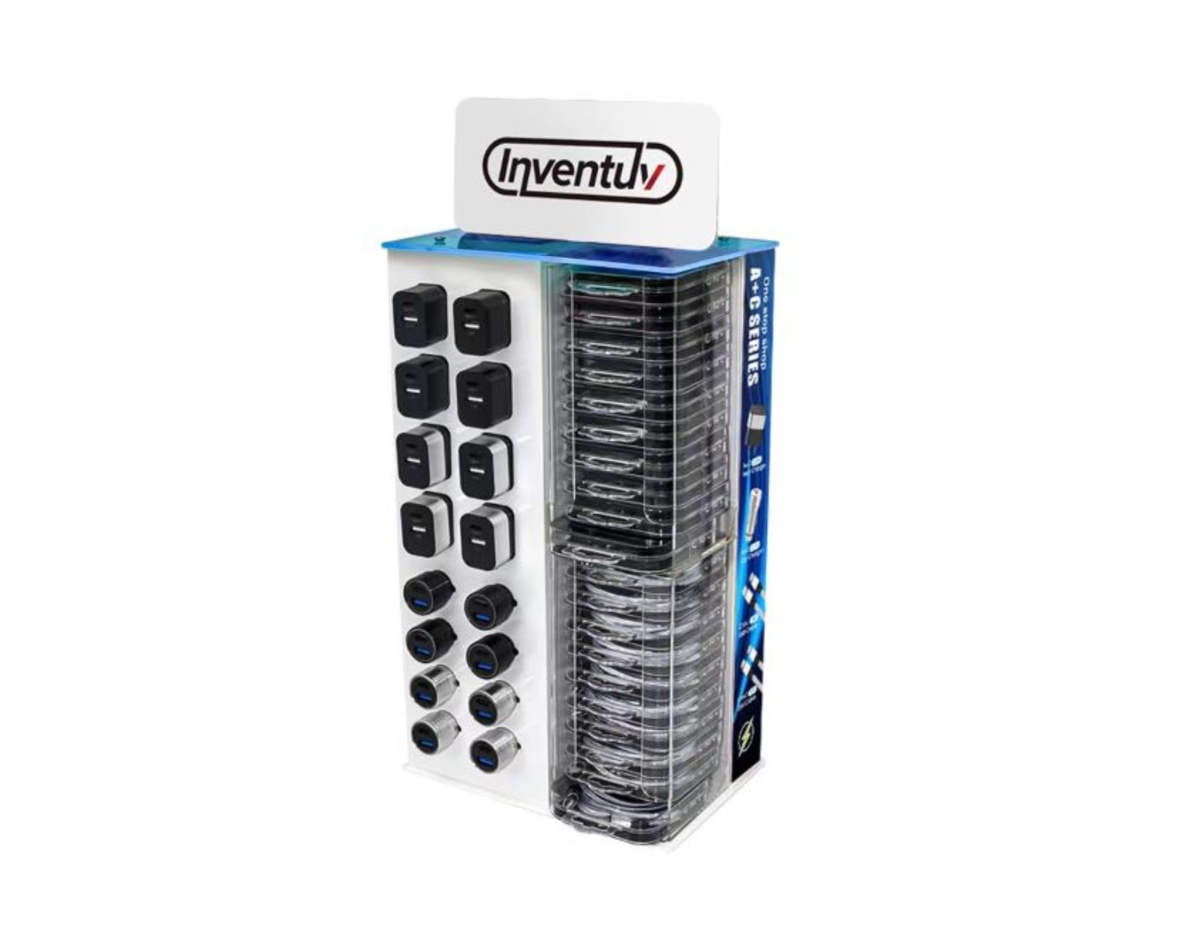 Counter Top 72 Pcs Display Clear - PHONE ACCESSORIES DISPLAY RACK
