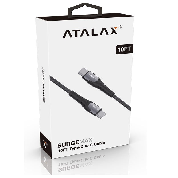 X94 Surgemax 10FTType C To Type C Cable