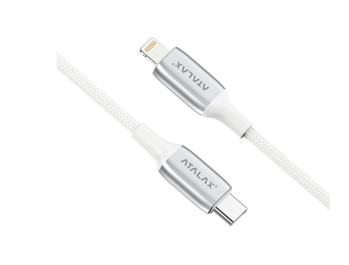 ATALAX SURGEMAX X95 LIGHTNING CABLE 3F WHITE