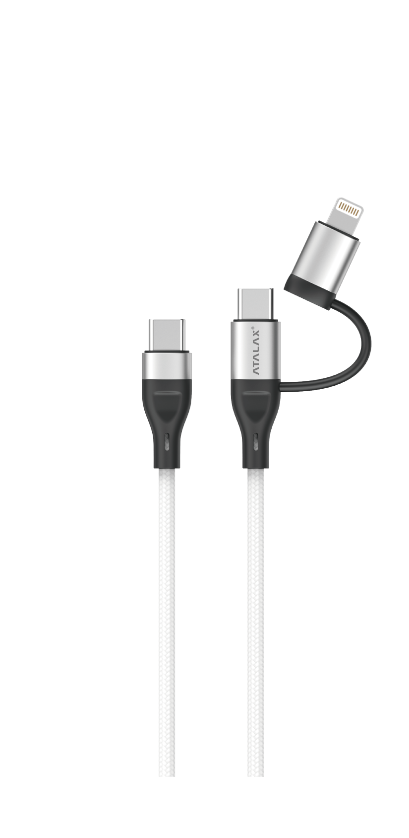 ATALAX SURGEMAX X96 2IN1 CABLE 3FT WHITE