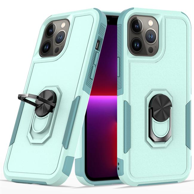 Thick Hybrid With Metal Ring Stand Case For Iphone 11 6.1