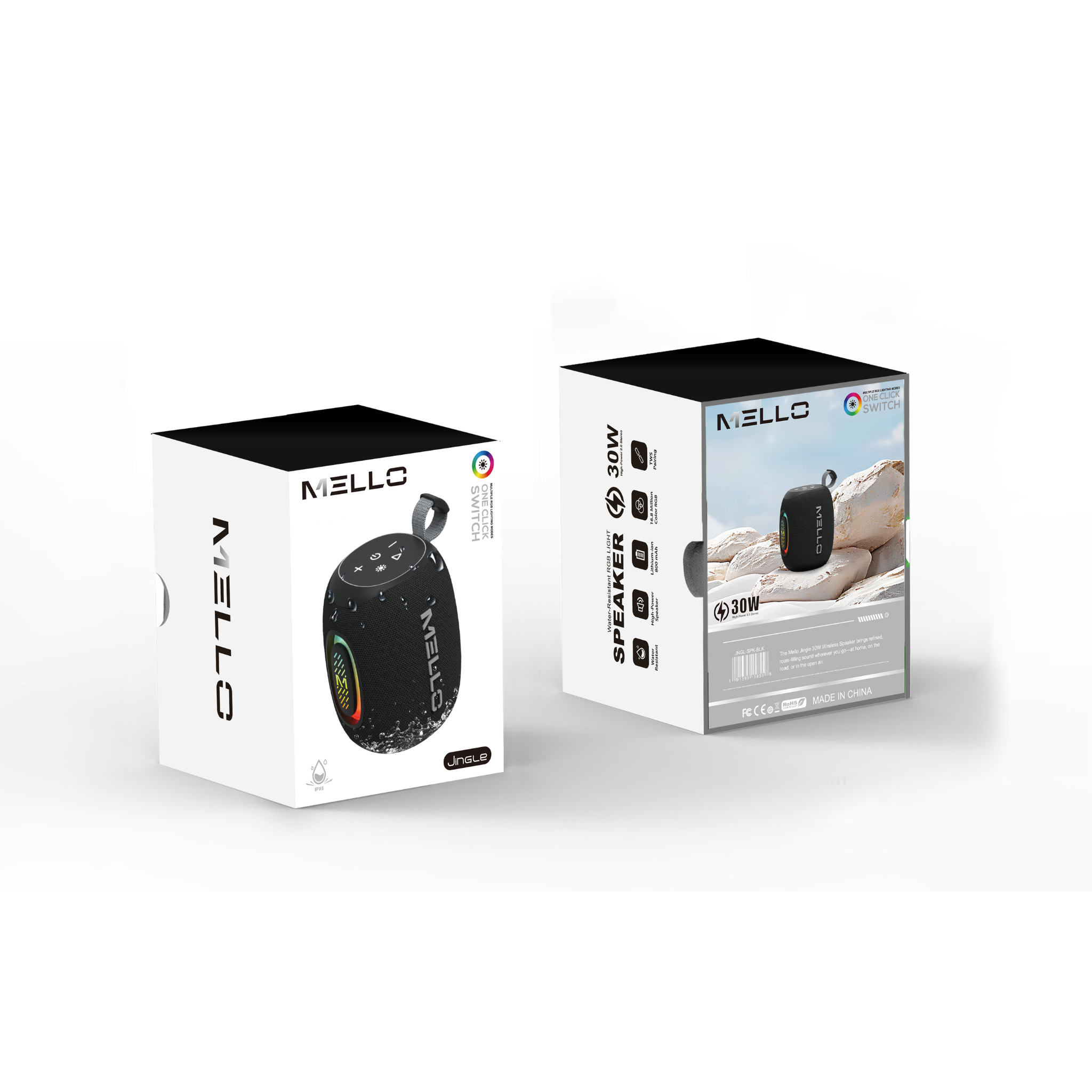MELLO JINGLE PORTABLE SPEAKER BLACK