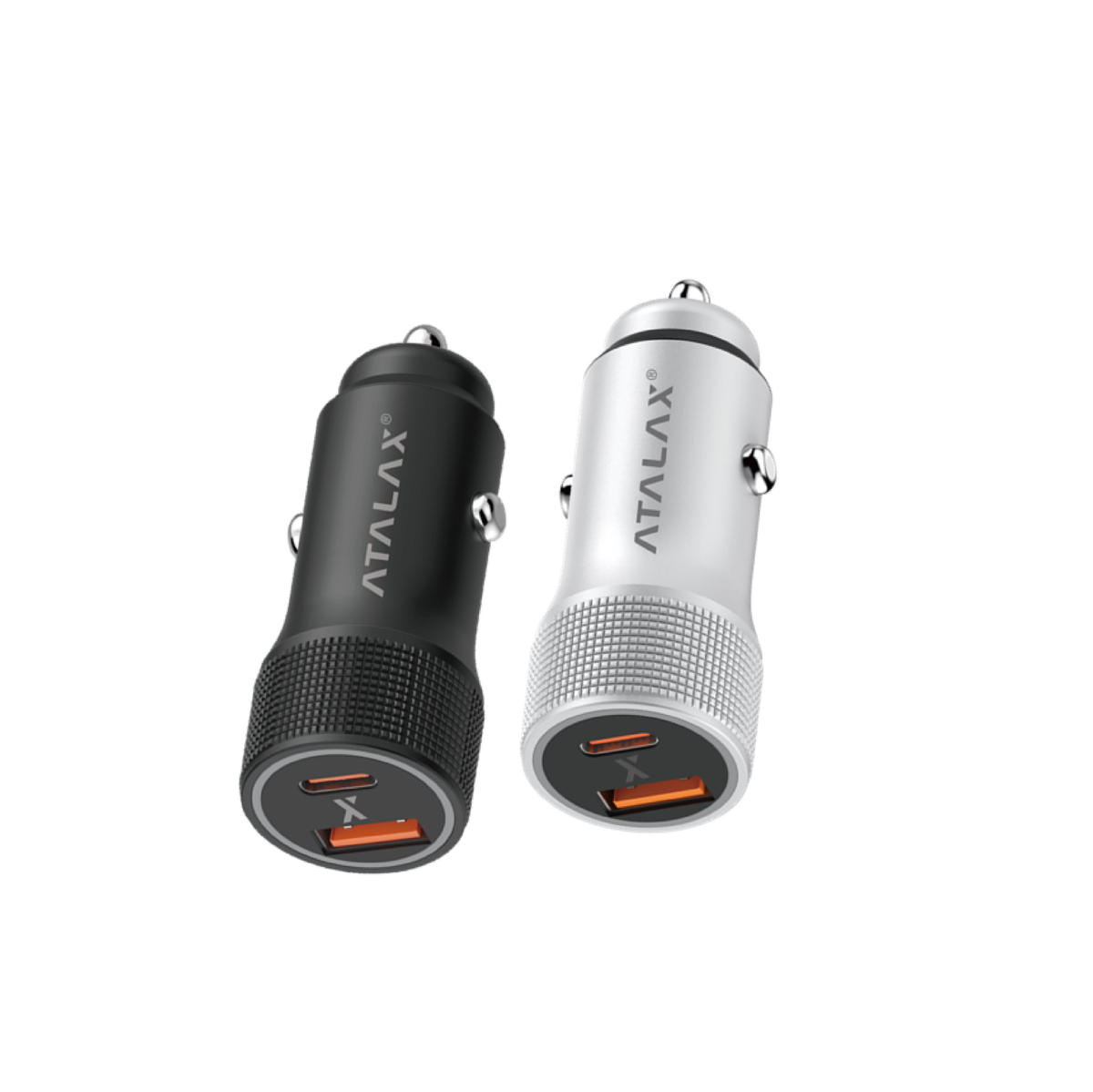 ATALAX SURGEMAX C6 38W DUAL PD/USD CAR ADAPTER WHITE