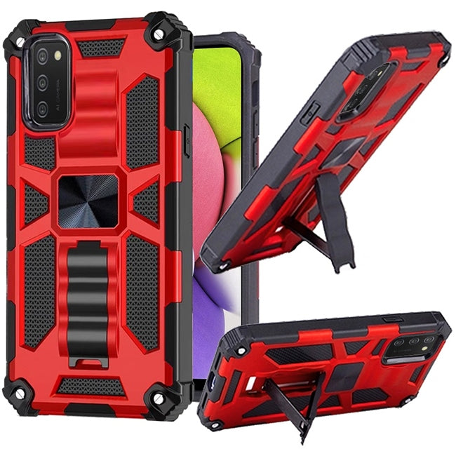Robust Magnetic Kickstand Hybrid Case For Samsung A03S