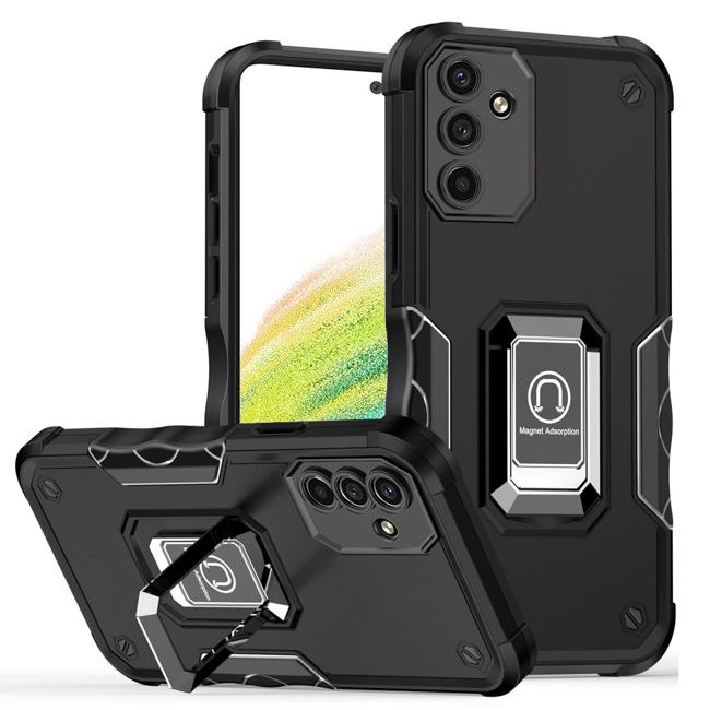 Magnetic Ring Stand Hybrid Case For Samsung A54