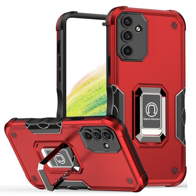 Magnetic Ring Stand Hybrid Case For Samsung A54