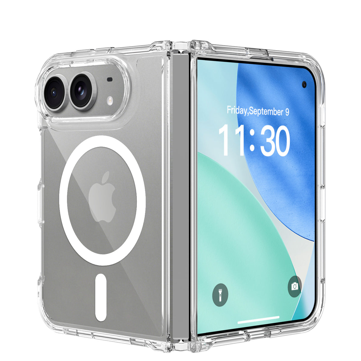 IPHONE DUO CH49 CASE CLEAR