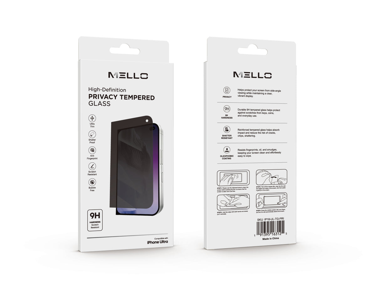 IPHONE DUO TEMPED GLASS PRIVACY