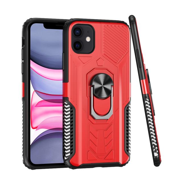 Magnetic Ring Stand Hybrid Case For Iphone 11 6.1