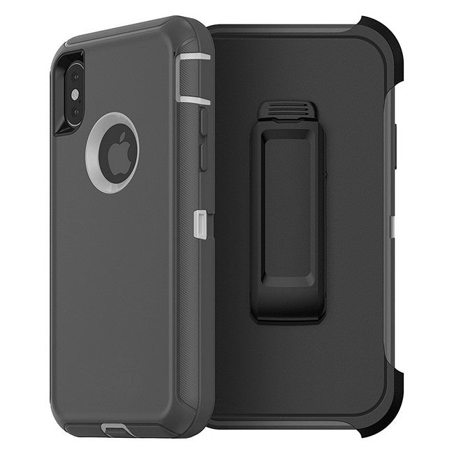 Defender Case With Clip For Iphone X