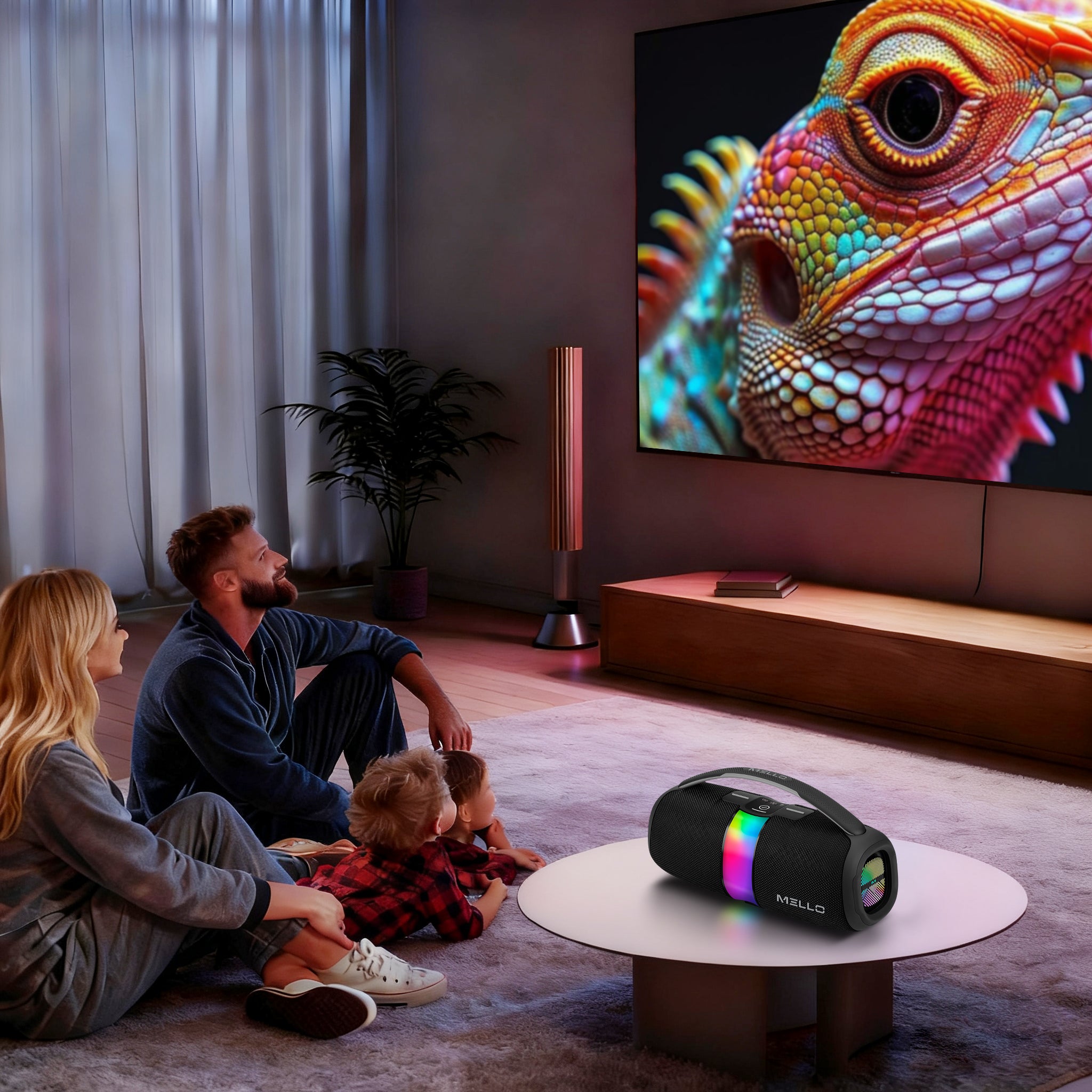 MELLO NOMIX 1500 WATTS PORTABLE WIRELESS SPEAKER BLACK