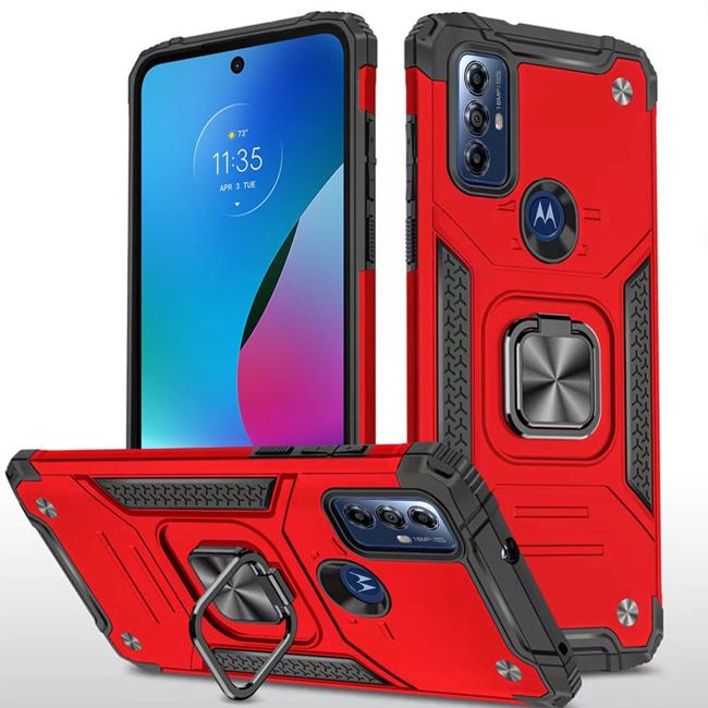 Robust Magnetic Kickstand Hybrid Case For Moto G Play 2023