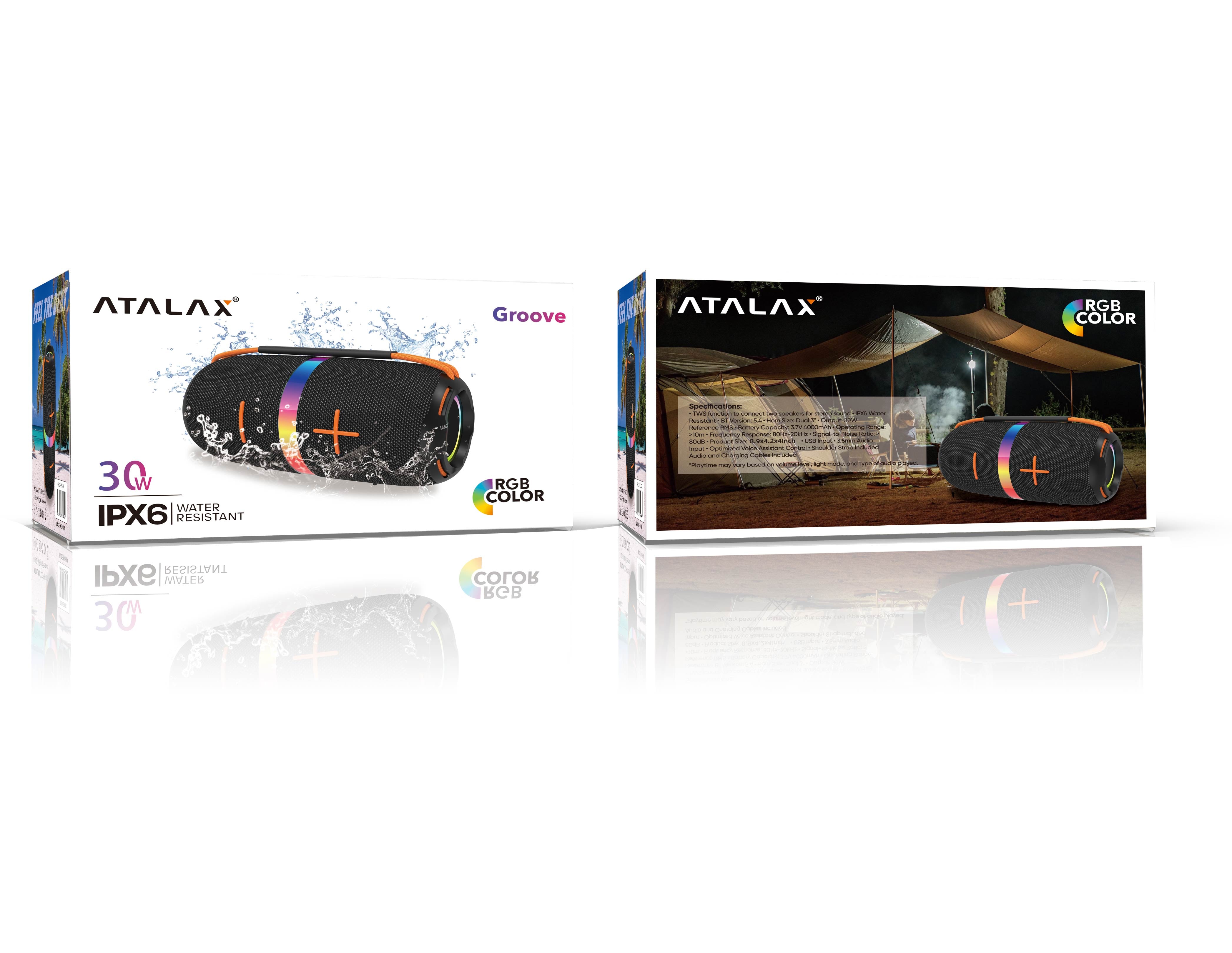 ATALAX GROOVE SPEAKER RGB LIGHTS