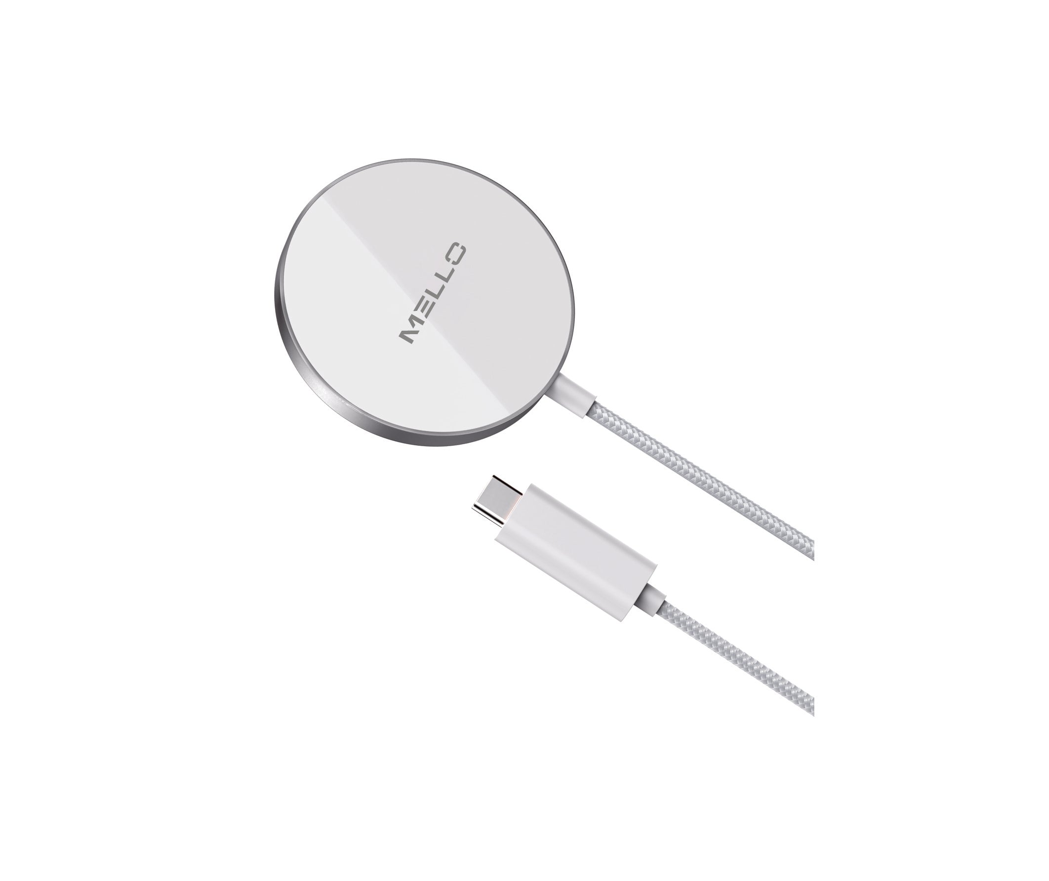 MELLO W1 WIRELESS CHARGING PAD SILVER
