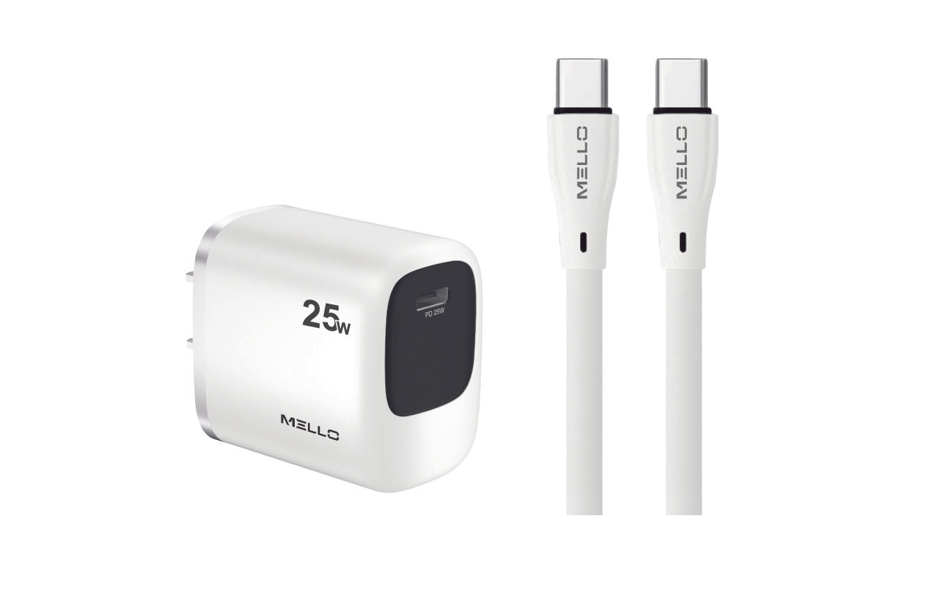 MELLO SURGEMAX X15 ADAPTER 25W TYPE C WHITE