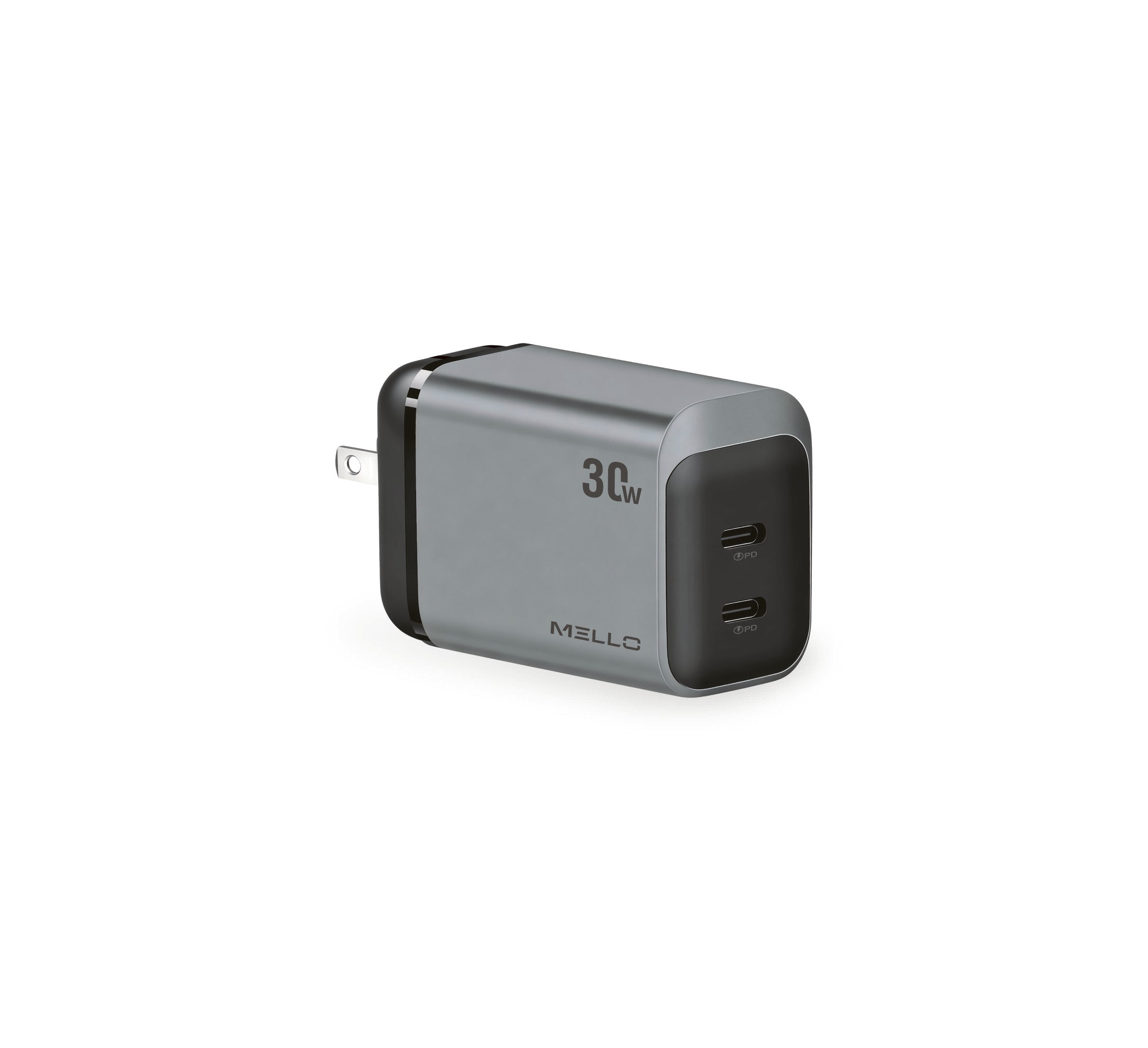 MELLO X19 SURGEMAX 30 WATTS DUAL USB-C ADAPTER