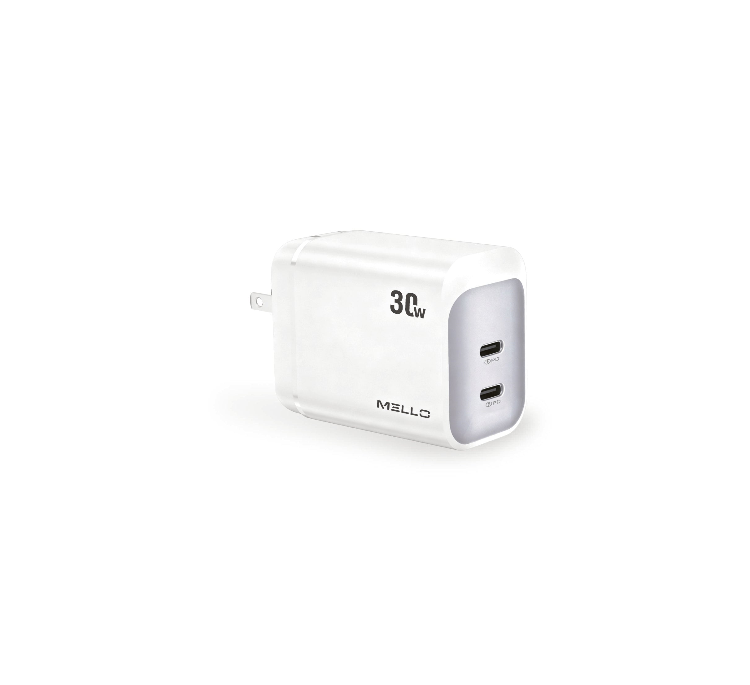 MELLO X19 SURGEMAX 30 WATTS DUAL USB-C ADAPTER