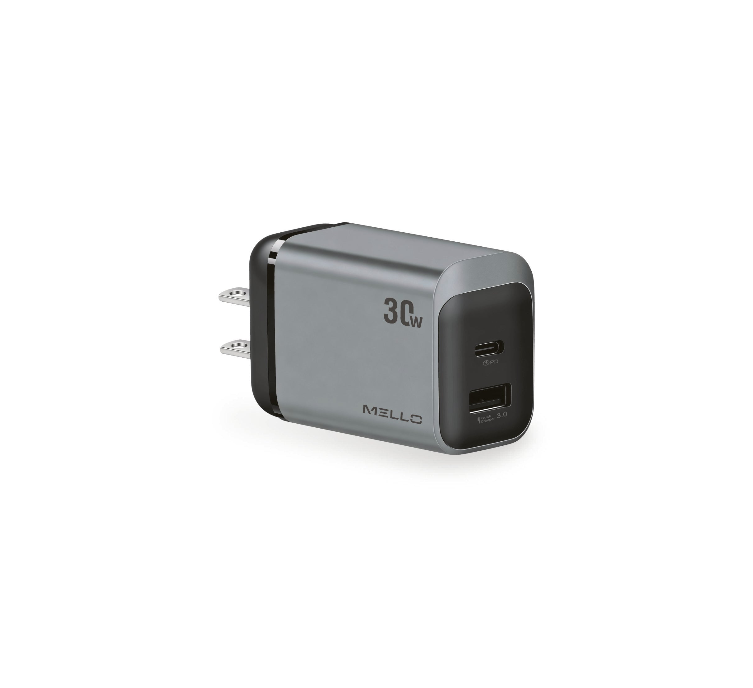 MELLO X20 SURGEMAX 30 WATTS DUAL USB-C AND USB-A ADAPTER