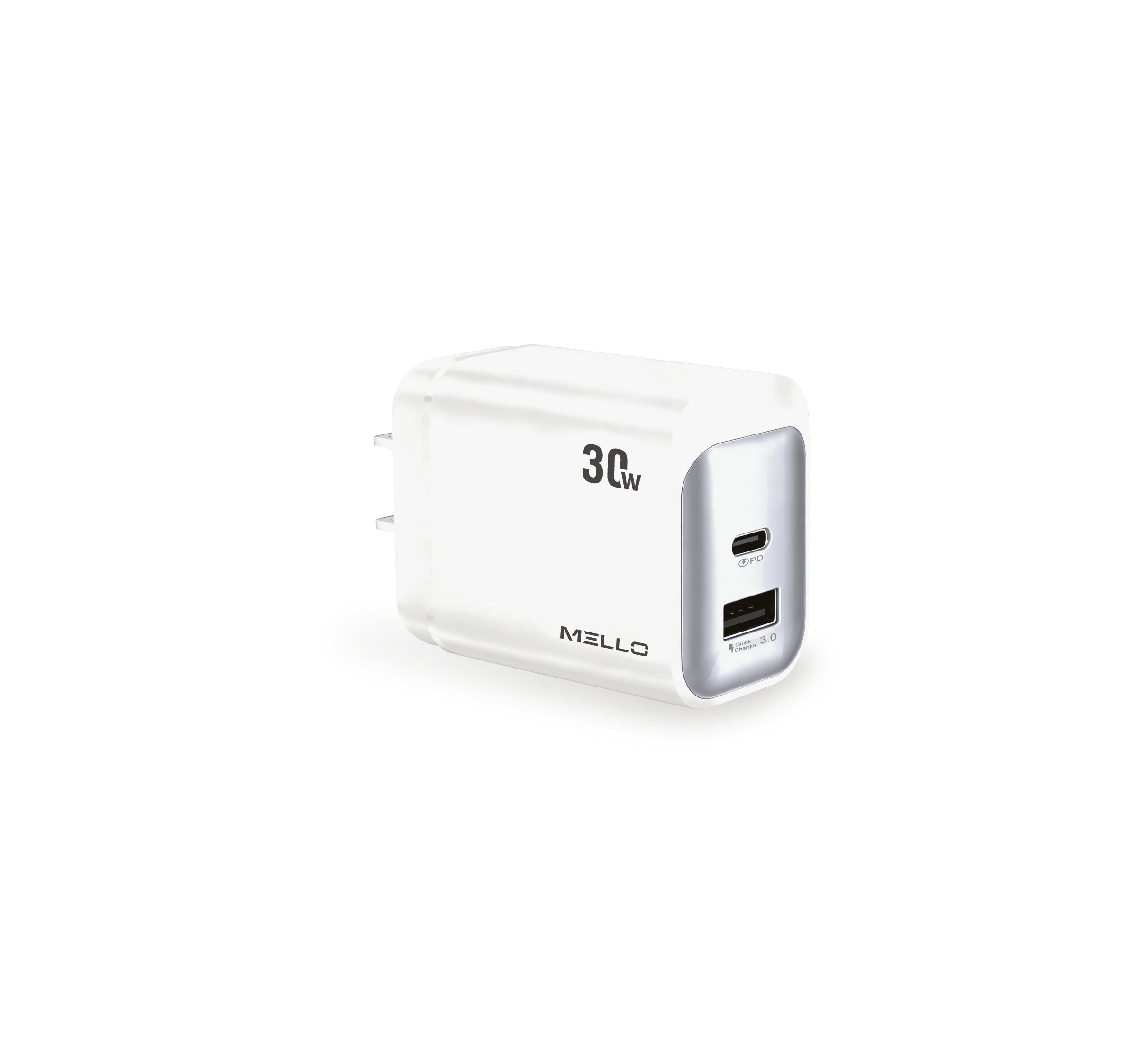 MELLO X20 SURGEMAX 30 WATTS DUAL USB-C AND USB-A ADAPTER