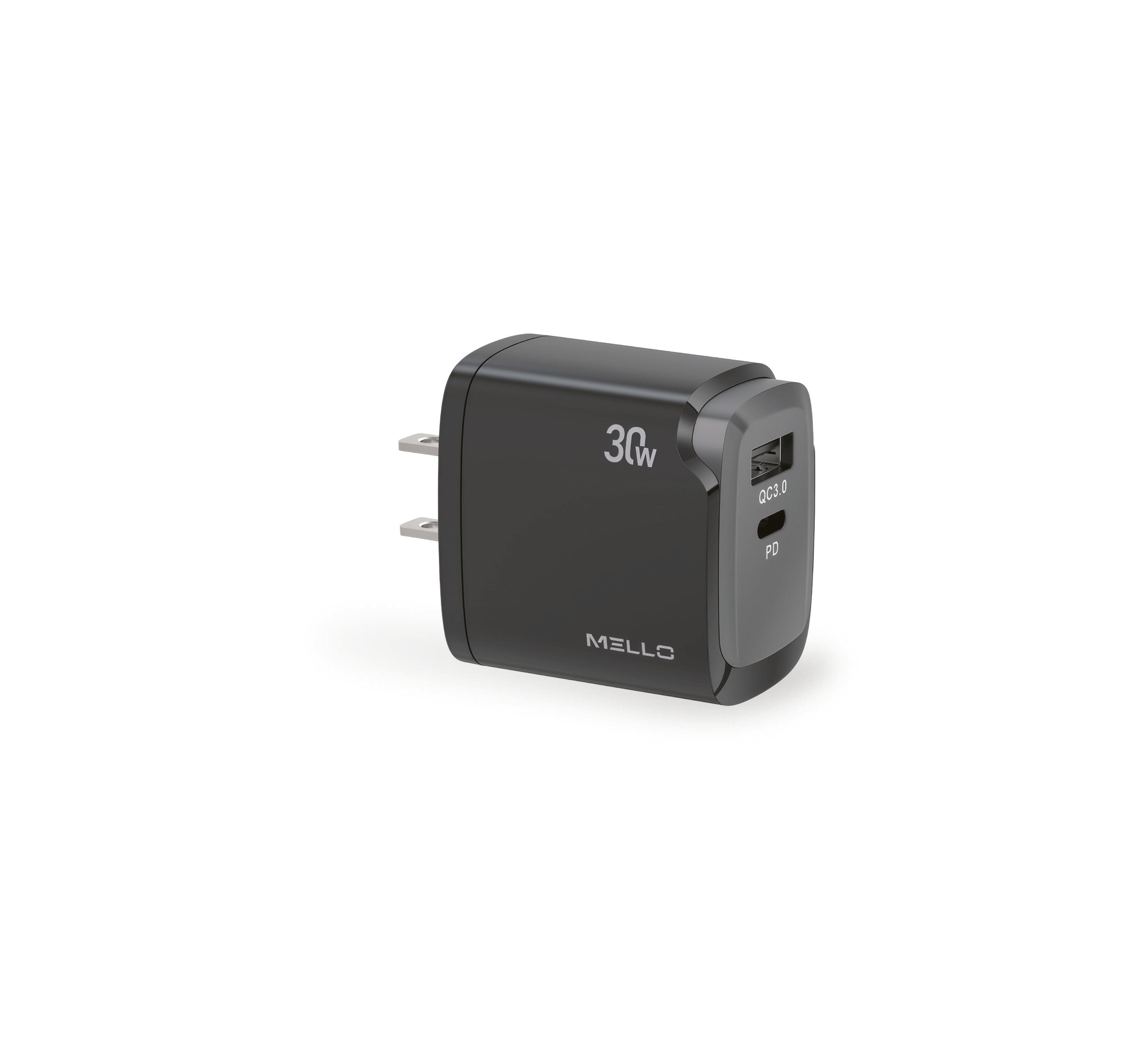 MELLO  SURGEMAX X21 PD/USB-A 30W FAST TRAVEL ADAPTER