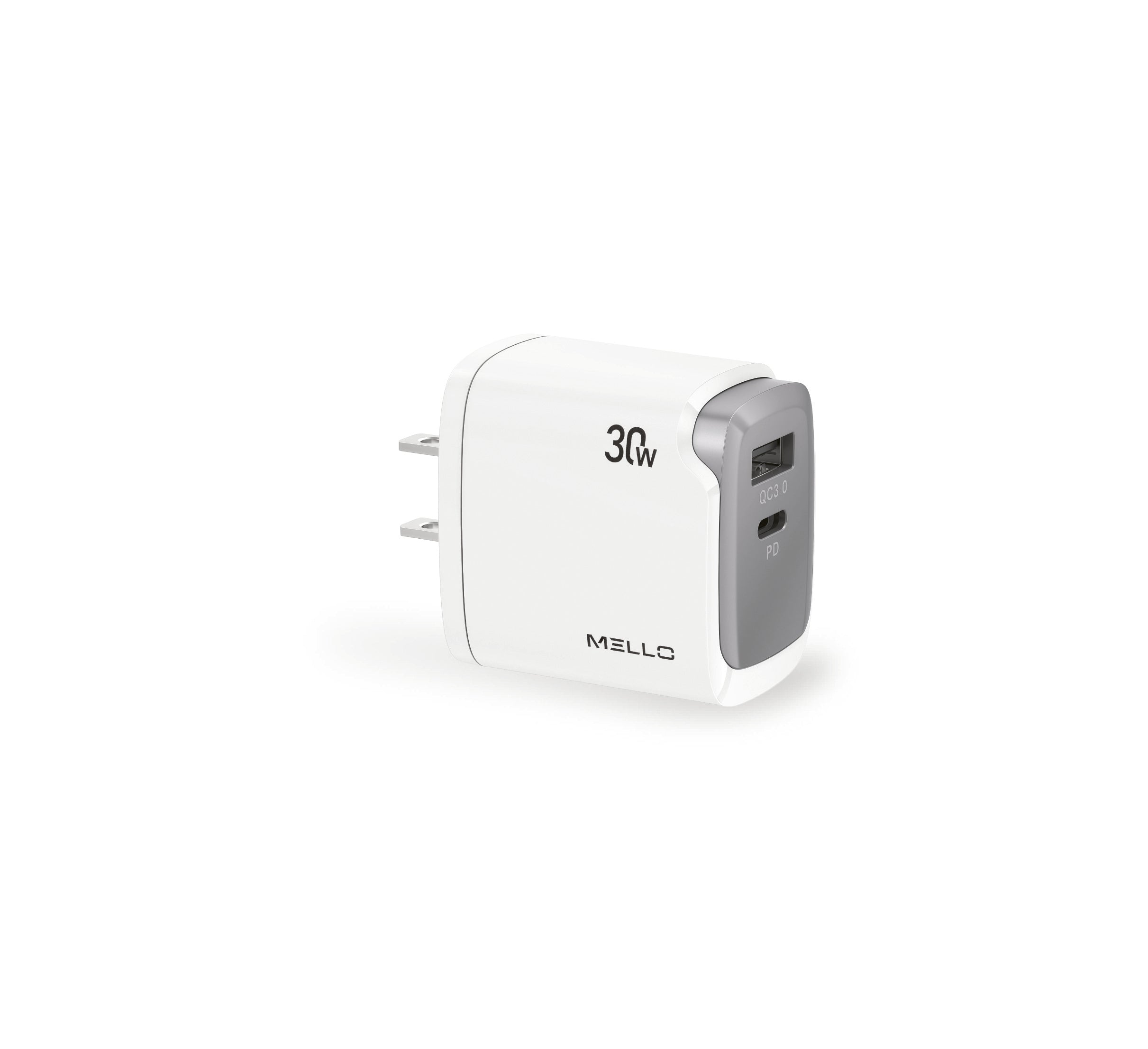 MELLO  SURGEMAX X21 PD/USB-A 30W FAST TRAVEL ADAPTER