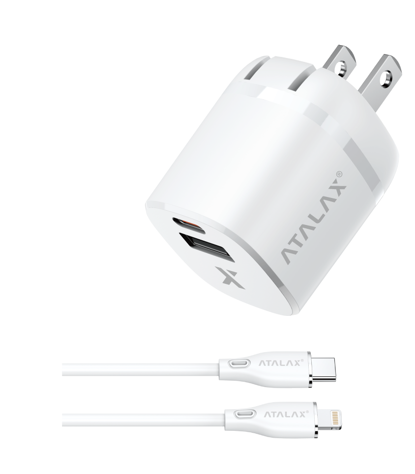 X7 30W Type-C to Lightning Travel Charger - Fast Charging for Smartphones